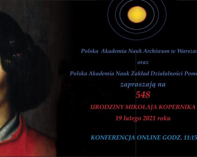 548 urodziny Mikołaja Kopernika - 19 lutego 2021r.