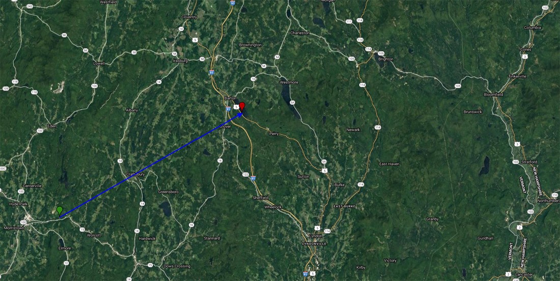 Meteoroid nad Vermont