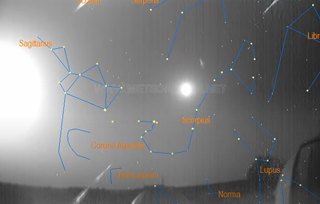 Spektakularny bolid nad południową Hiszpanią (24.07.2021)