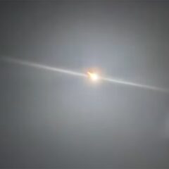 Asteroida nad kanałem La Manche (2023.02.13)