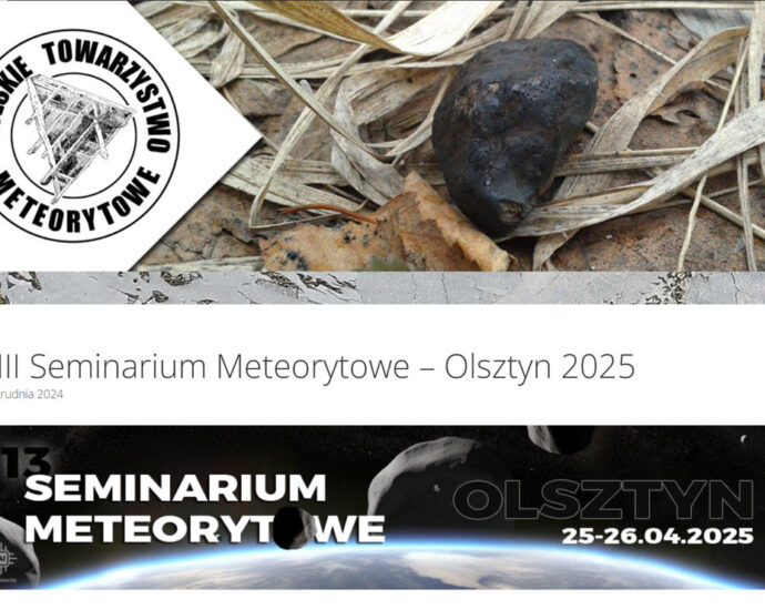 XIII Seminarium Meteorytowe – Olsztyn 2025