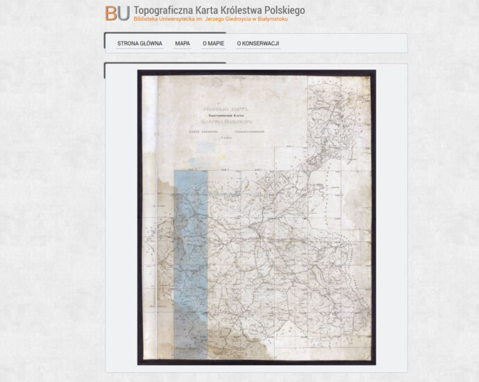 Topograficzna Karta Królestwa Polskiego (wyd. IV, ok. 1863 r.)