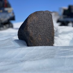 Meteoryt o wadze 7,6 kg odkryty na Antarktydzie (grudzień 2022) Foto: Maria Valdes Antarktyda. Znaleziono meteoryt o wadze 7,6 kilogramów